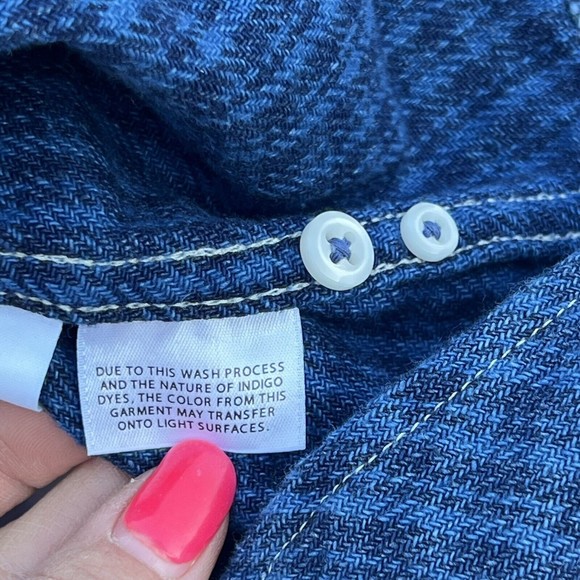 J.CREW Button Up Flannel Shirt Mens Size Medium Classic Fit Outdoor Chore Work - Picture 11 of 11